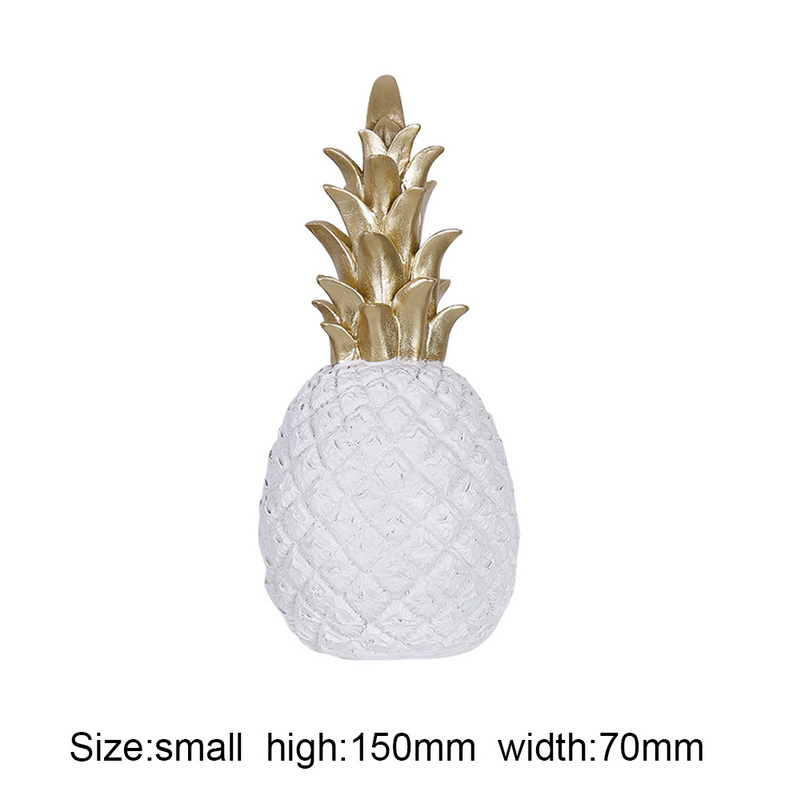 Nordique INS doré ananas décoration salon meuble TV bureau décoration maison accessoires chambre meubles: Small white