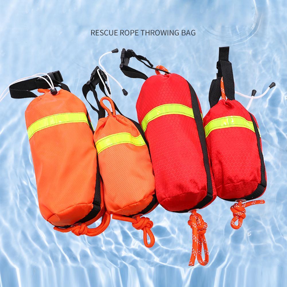 Floating Lifeline Bag Reflective Throwing Rope Bag Bag Throw Boating Sport Kayaking Rope Safety Accessorie Rescue Water Raf K5n3