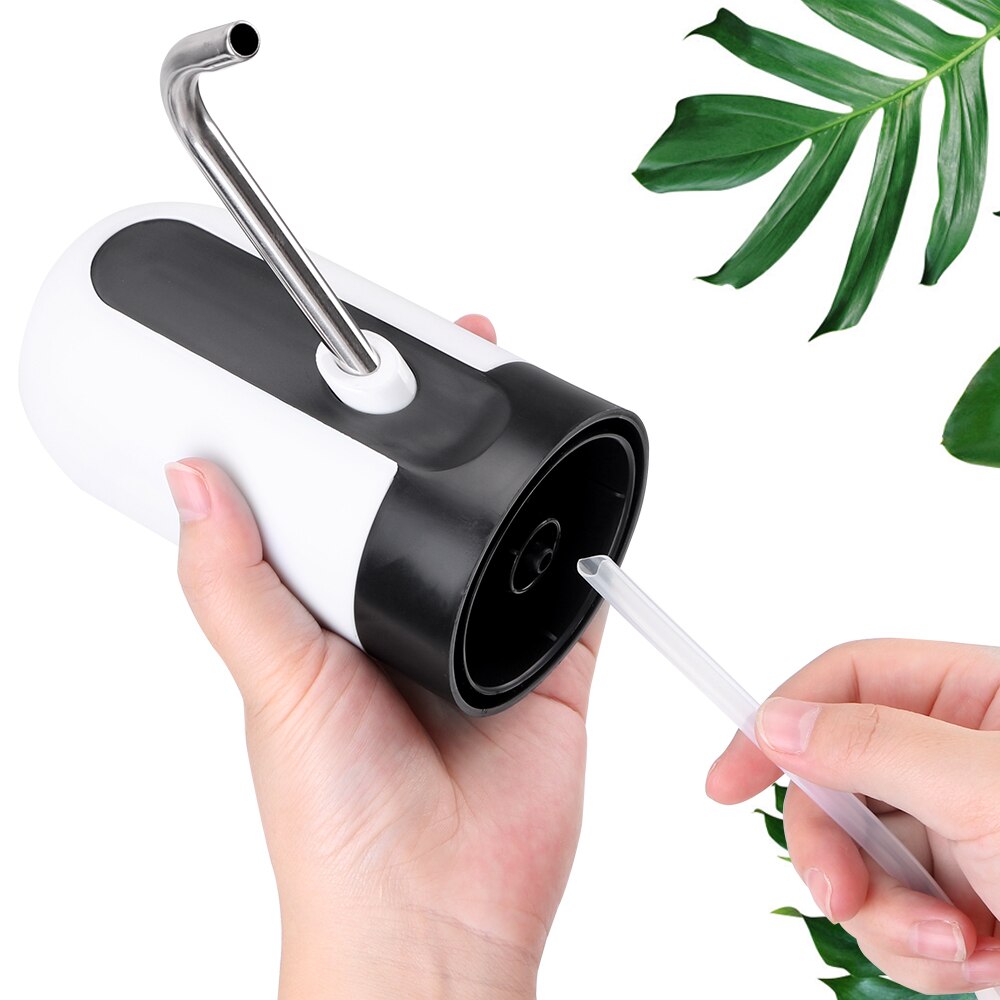 With Blue LED Light USB Rechargeable Automatic Water Dispenser Wireless Electric Water Pump Barreled Water Pumping Device