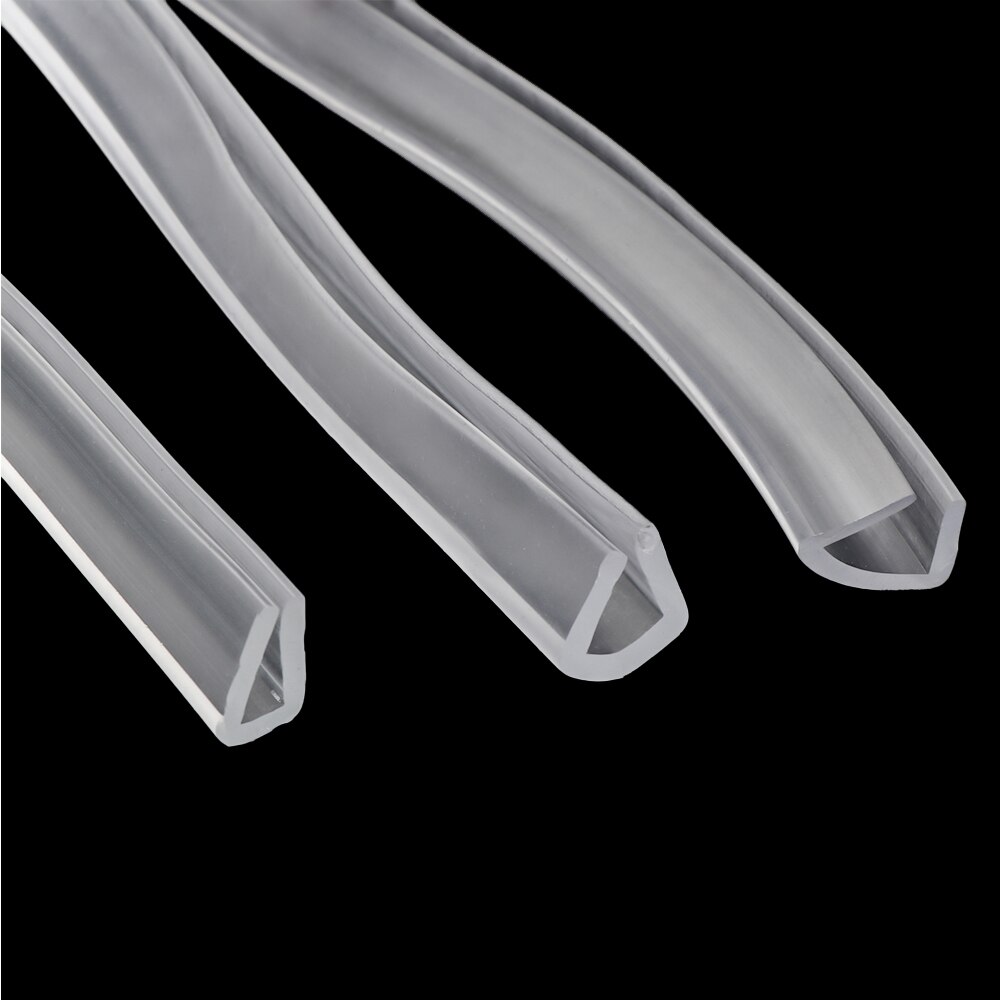 5 Meter Transparent U Shaped Sealing Strip Glass Protective Tape Edging Edge Dustproof and Soundproof Sealing Strip