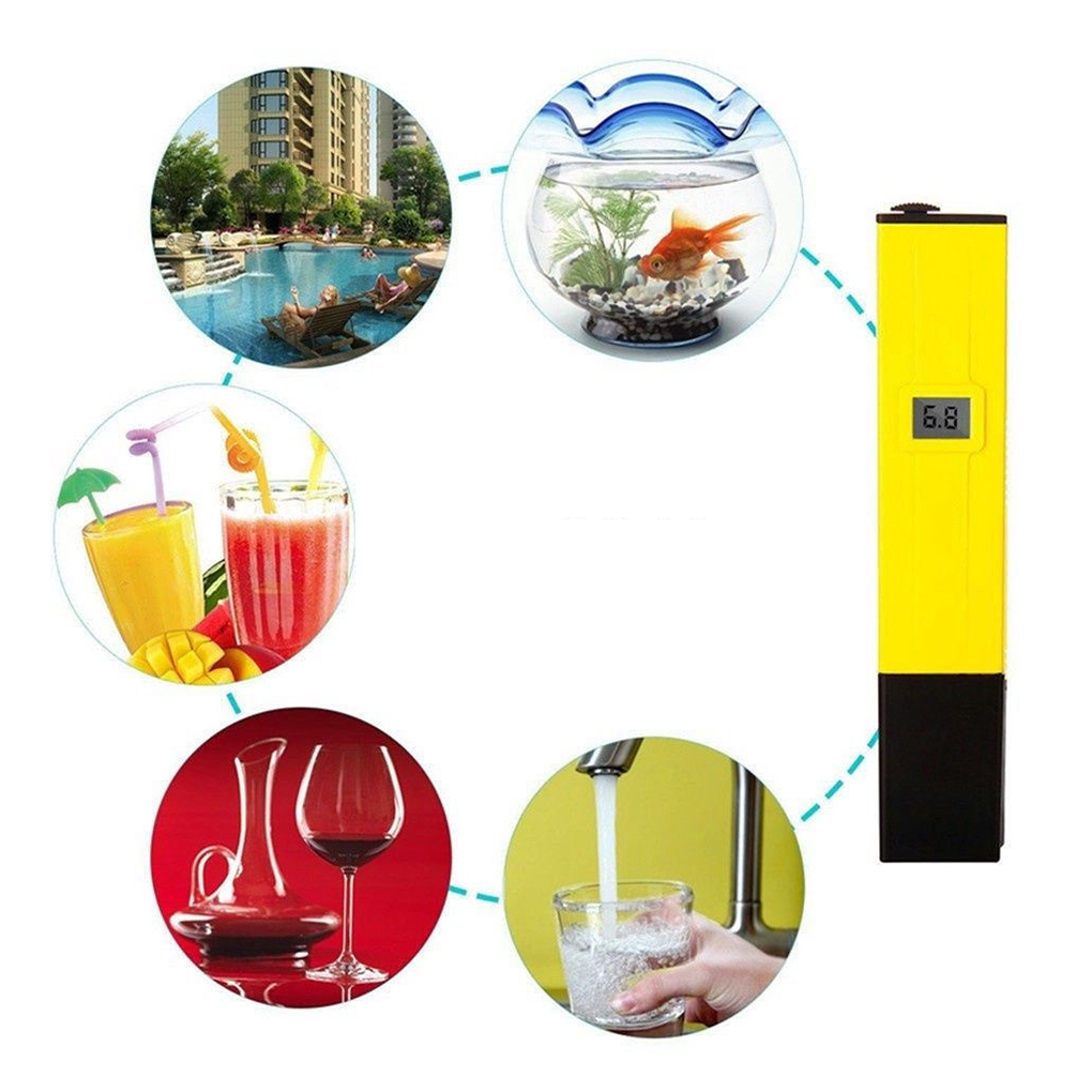 Water Testing Tools Water Ph Tester Detector Pen Aquarium Fish Tank Ph TDS EC Meter