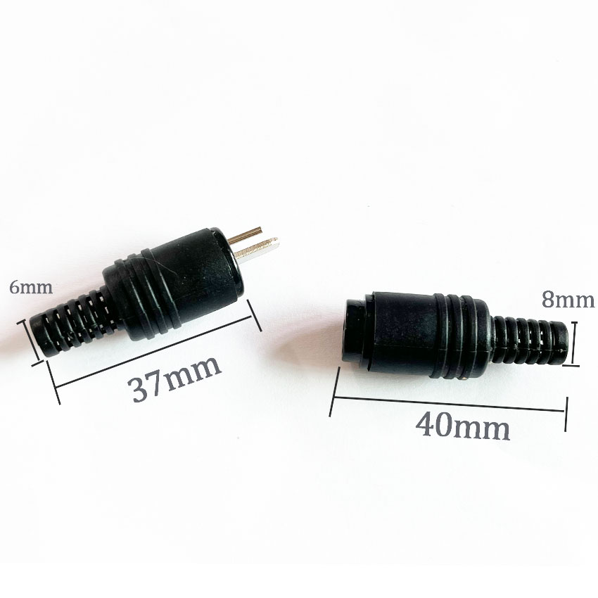 2 Pin DIN Lautsprecherkabel Stecker 2P Hifi Lautsprecherkabel Lötanschluss Männlich Weiblich Buchse