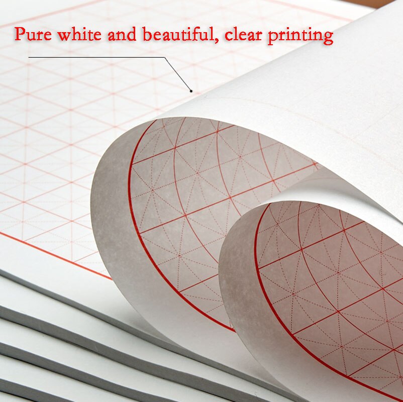 Books 15pcs/Set Pen Calligraphy Paper Chinese Character Writing Grid Rice Square Exercise For Beginner Practice