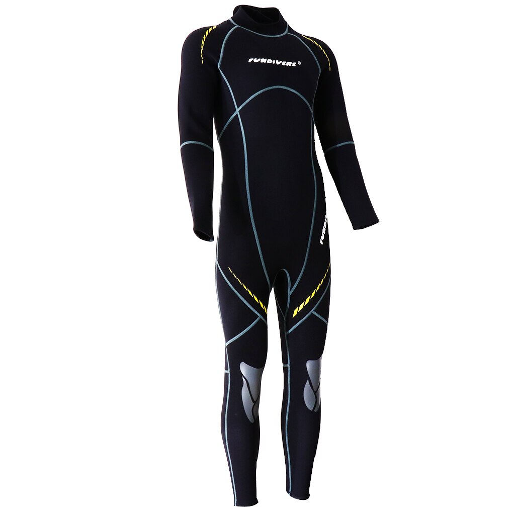 3mm Men's Full Wetsuit - Dive & Swim Jumpsuit - Animal Pattern - Nylon - Full Body Protection
