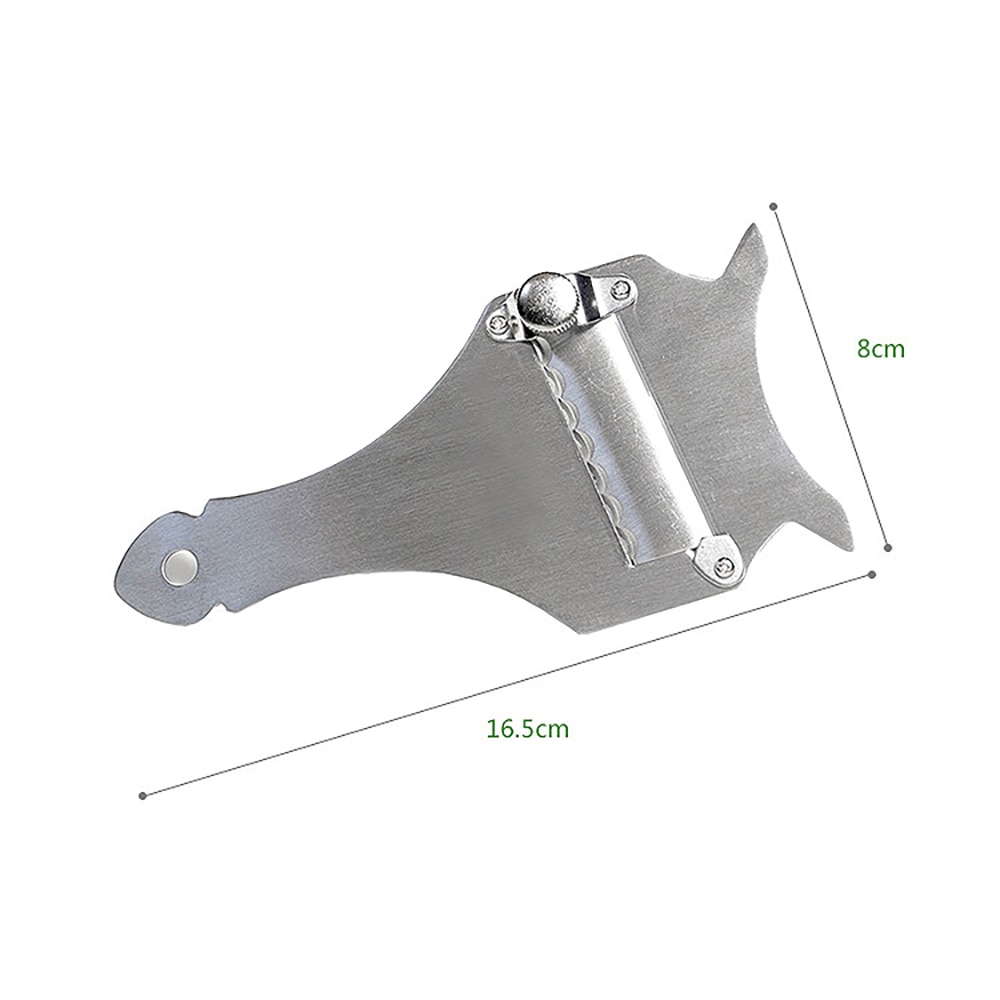 Rustfrit stål trøffel osteskærer justerbar klinge chokolade barbermaskine til hjemmekøkkenværktøj holdbart barberblad dessertværktøj