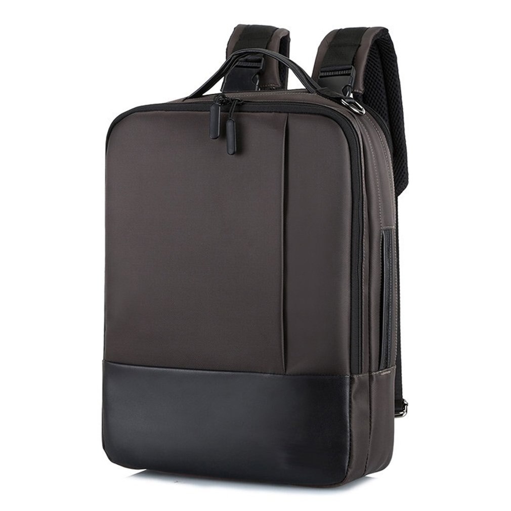 USB Male Backpack Business Computer Backpack Multi-Function Anti-Theft Usb Backpack Water-Resistant Polyester Cycling Bag: Brown