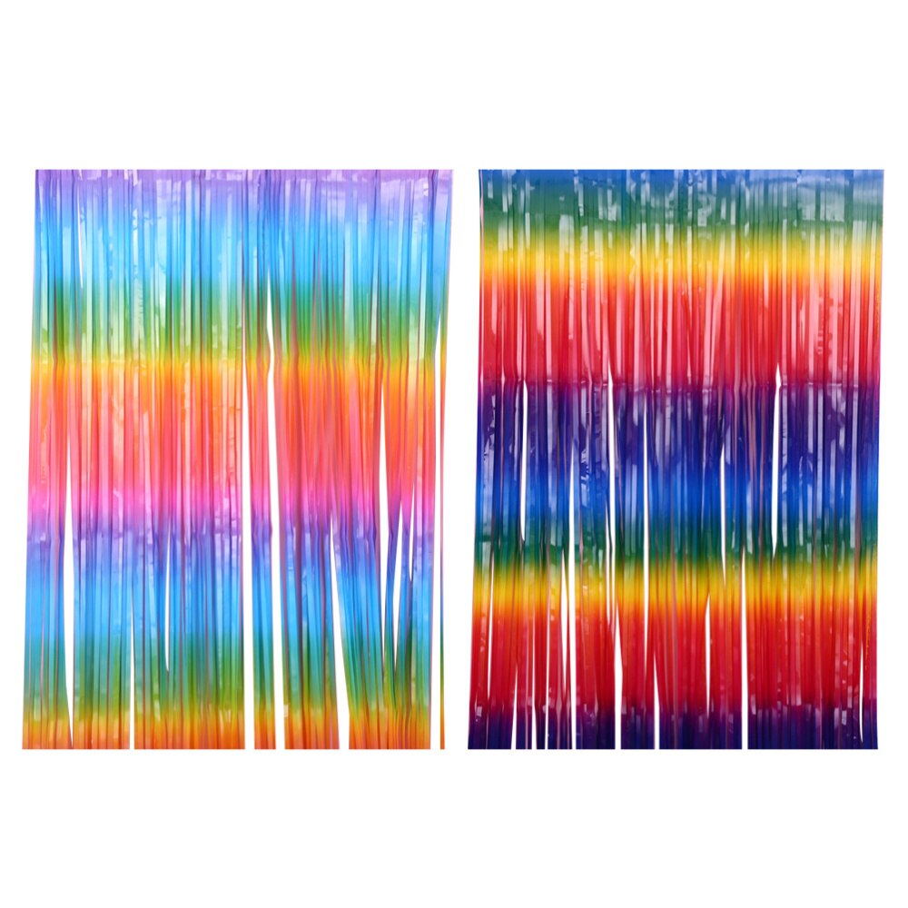 2pcs Birthday Party Layout Curtains Hotel Room Wedding Scene Decoration