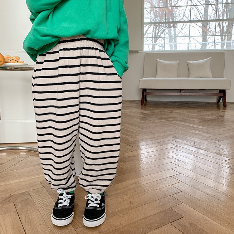 Pantaloni sportivi casual in cotone per ragazze: 5T