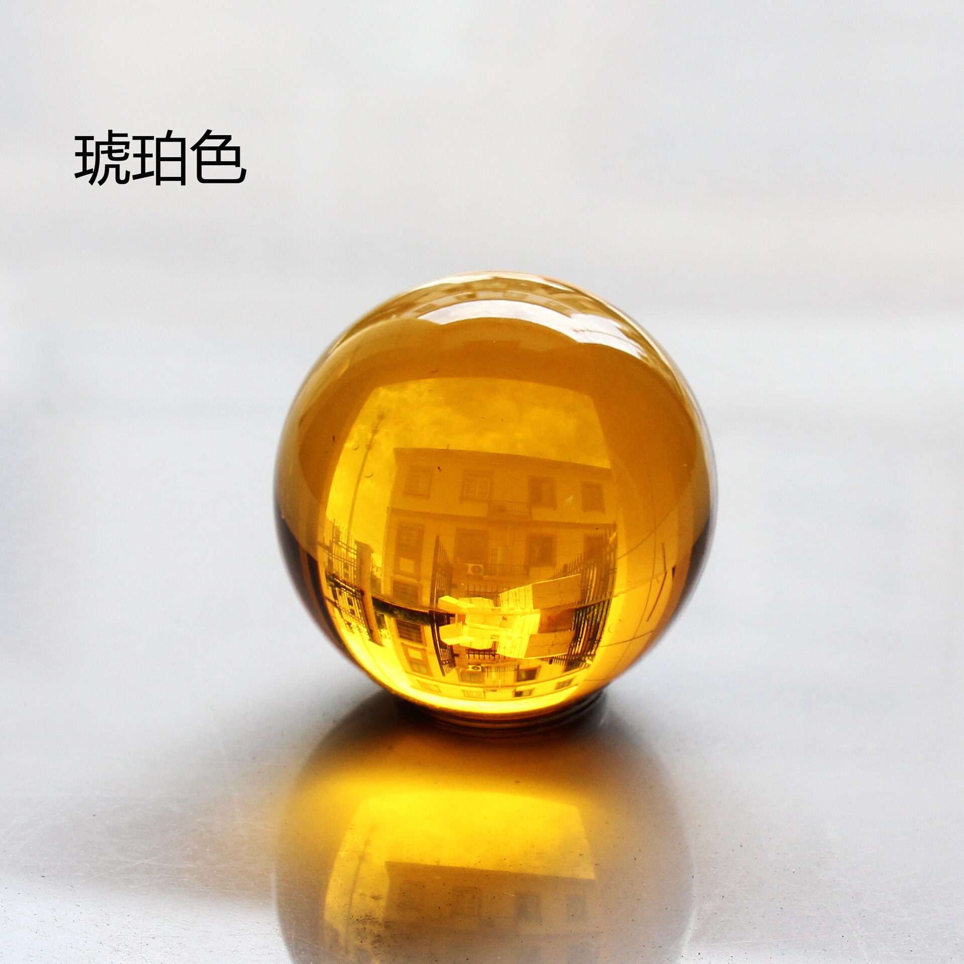 8 styles 40/50mm colour Clear Glass Crystal Ball model for Photography Props Home Decoration: 40mm / F