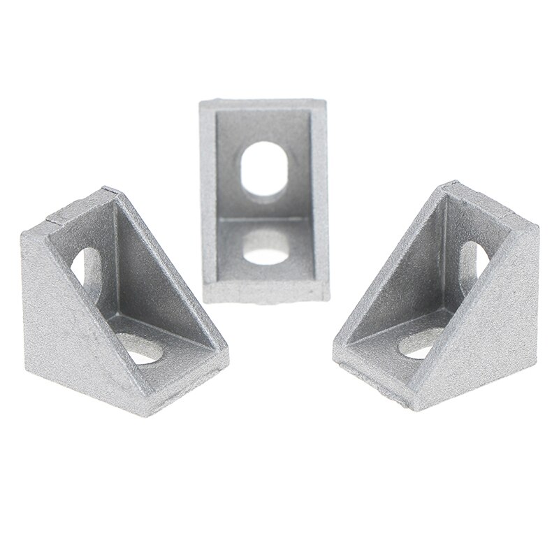 GRFIT 16 stks/partijen 4040 Hoek Montage Hoek Aluminium 40X40 L Connector Beugel Sluiting Match Gebruik 4040 Industriële Aluminium profiel (Color : 10pcs
