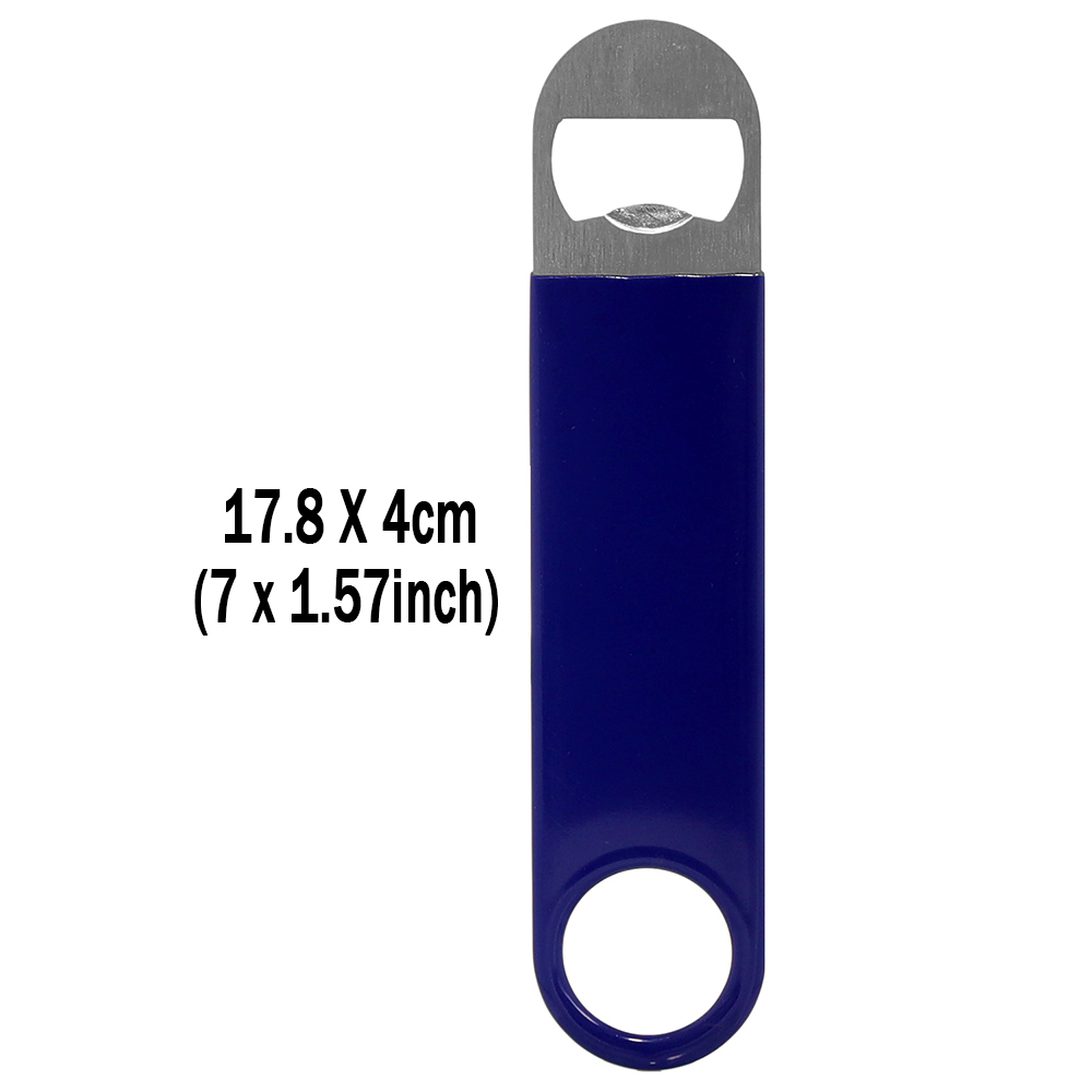 Abridor de botellas de barman, abridores de botellas de cerveza, abridores de velocidad, acero inoxidable recubierto de goma de 7 pulgadas: Oro