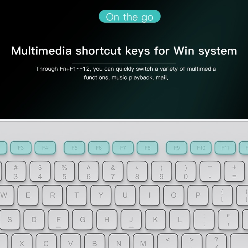 2.4G Wireless Optical Keyboard and Mouse silent Mini Multimedia Full-size Ergonomic Keyboard Mouse Combo Set For MAC Laptop PC
