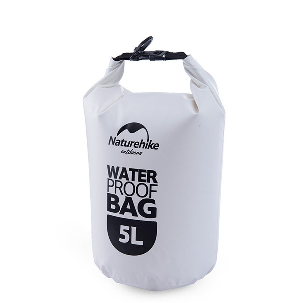 2l 5l reisesurfingvesker mobiltelefon vanntett veske utendørs bading elverafting bag strand vannforseglet veske veske deksel: Hvit 5l