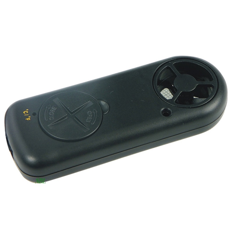 Digital Wind Speed Gauge Meter 30m/s (65MPH) Pocket Smart Anemometer Air Wind Speed Air Velocity &amp; Temperature Tester Tools