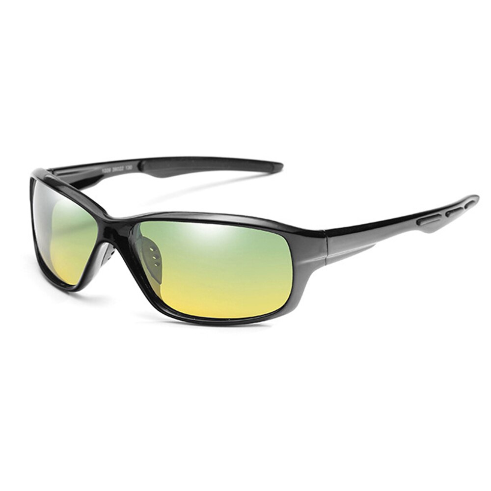 Gafas de sol AIELBRO polarizadas para Conductor, Gafas nocturnas de visión nocturna para el día para conducir, Gafas deportivas para hombres y mujeres: SSKP0104 Black