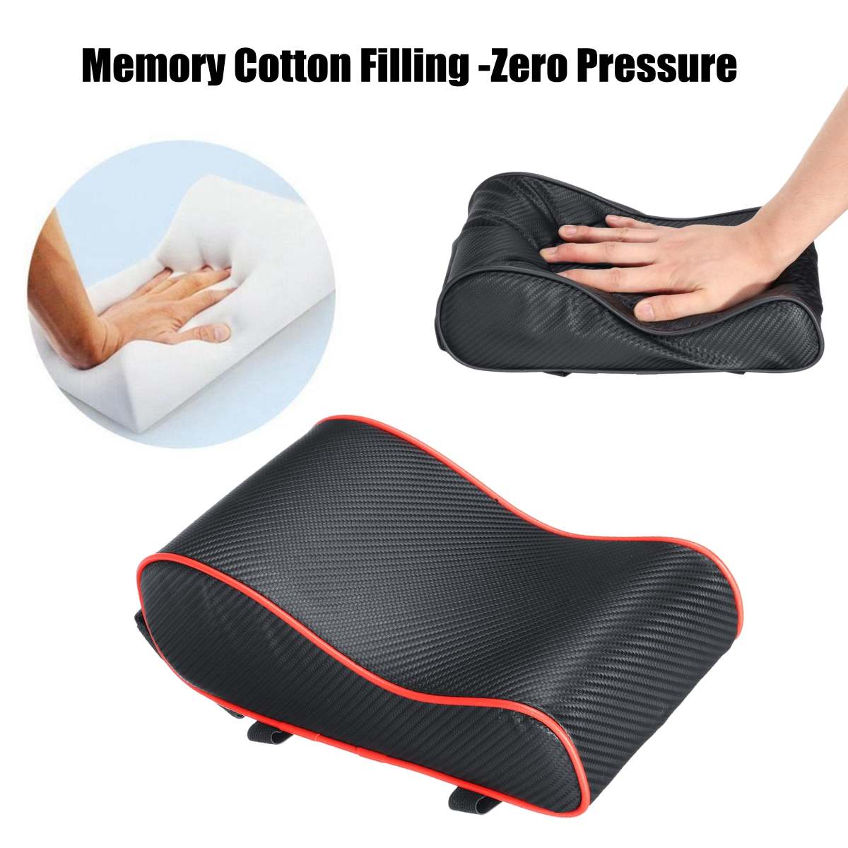Car Armrest Universal Leather Pad Auto Armrests Car Center Console Arm Rest Seat Box Pad Vehicle Protective Car Styling