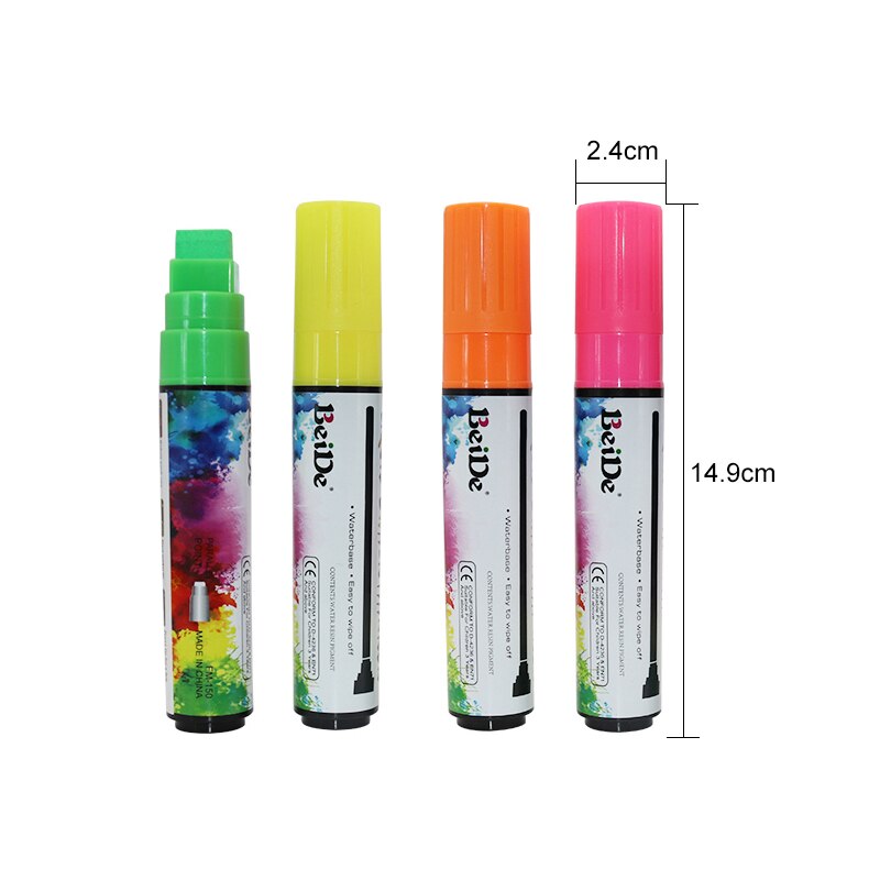 15mm Liquid Chalk Marker Jumbo Wet Erase Neon chalk marker Non-Toxic