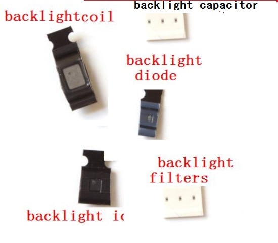 10 setzt (100 stücke) für iPhone 6 6 Plus Hintergrundbeleuchtung lösungen Bausatz IC U1502 + spule L1503 + Diode D1501 + Kondensator C1530 31 1505 Filter FL2024