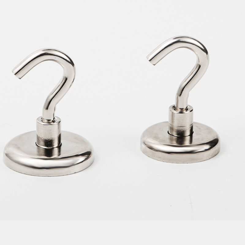 10 stk magnetkroker kraftkrok magnetholder supertung neodym sjeldne jordkrok 10mm d12mm d16mm holde opp  til 1.5kg 2kg 5.5kg