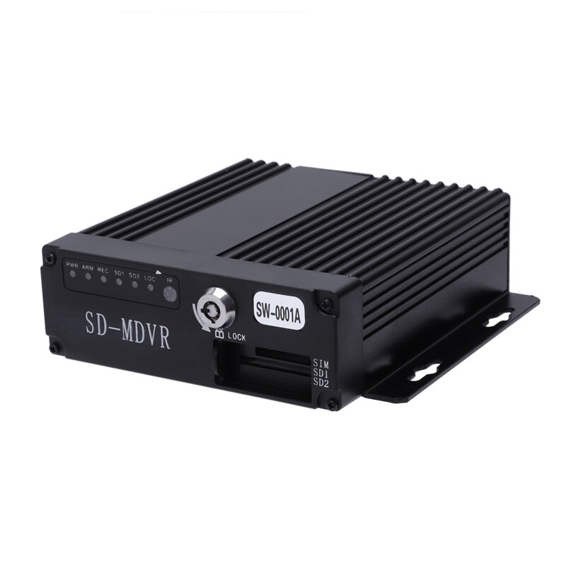 Dvr 4ch mini realtidsbil mobil dvr auto videoinspelare fordonsvideokamera bilkamera körinspelare fjärrkontroll