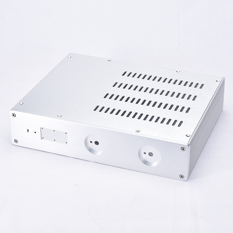 Full Aluminum KSA-5 AMP Enclosure Pream box headphone Case Power Amplifier Chassis: Preamp version