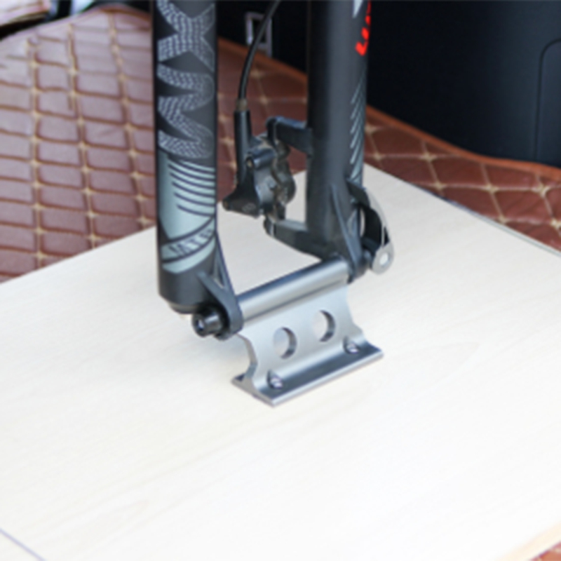 Abzb-Bike Vork Mount Fiets Truck Bed Dak Fietsenrek Fiets Vork Mount Blok Truck Mount Voor Mtb Road fiets: Silver