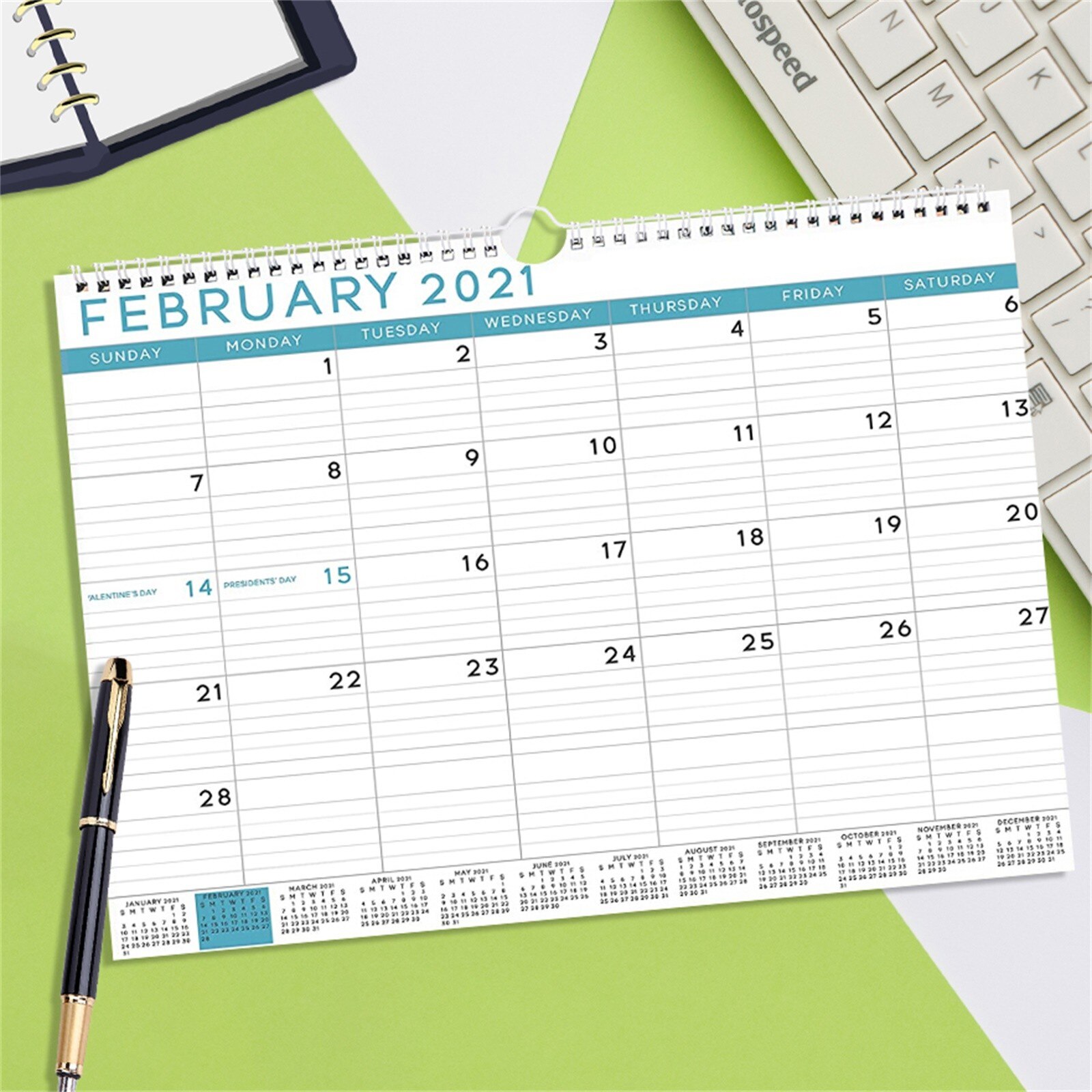 Calendario calendar Wall Desk Calendars 12Month V... Grandado
