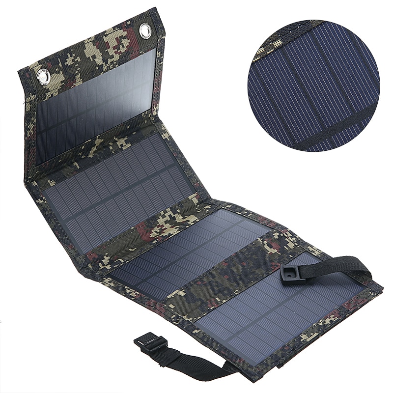 Pohiks Flexible Solar Charger 80W 18V Monocrystalline Solar Panel Led Light RV Battery Boat Waterproof Outdoor Charger