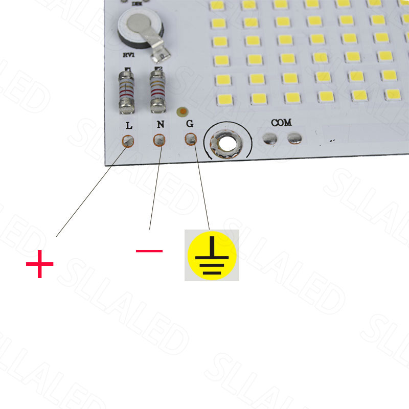 Matriz Led de 220v, cuentas Led de 20W, 50W, 6000K, SMD2835, Chips Led de matriz, accesorios de iluminación de jardín para interiores y exteriores superbrillantes