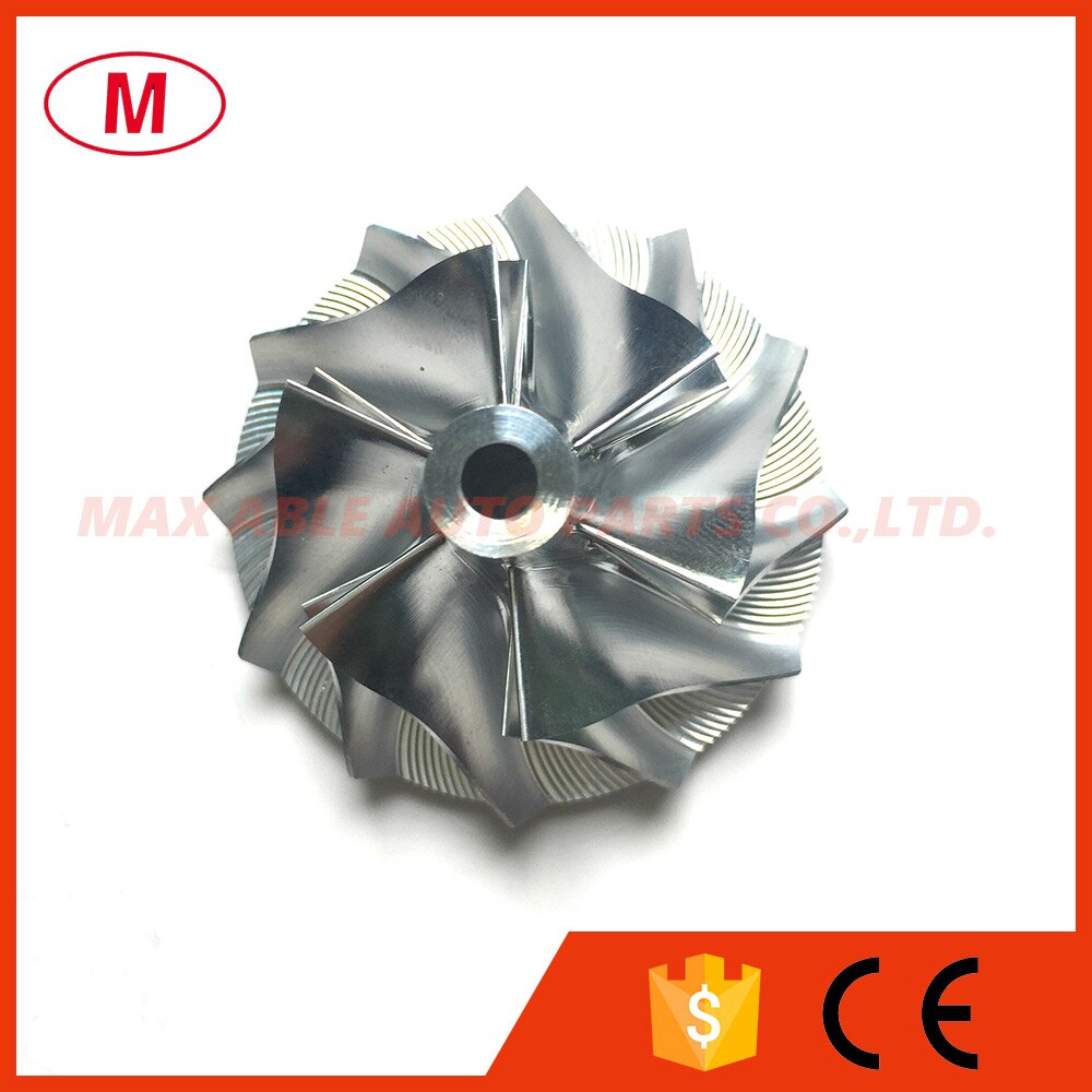 KP35 29.45/41.00mm 6+6 blades Forward Turbo Billet Compressor wheel/Aluminum 2618/Milling compressor wheel for Turbocharger