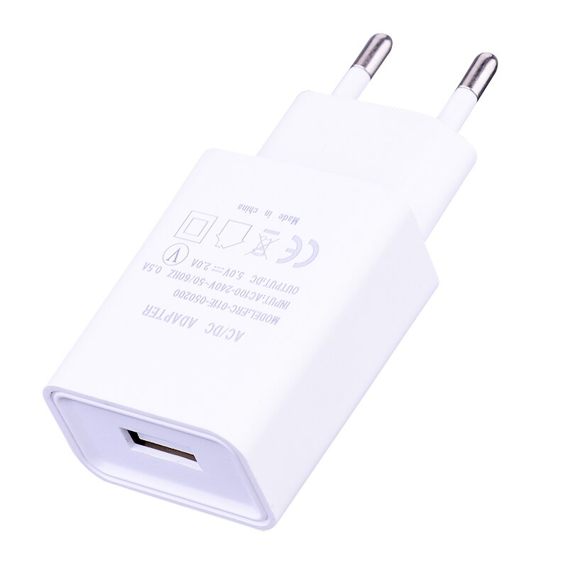 Eu-wandcontactdoos usb-lader 3a snel opladen type c-datakabel voor huawei p smart z  p20 p30 lite mate 20 10 honor 8 9x 30 pro-telefoon: Alleen witte oplader