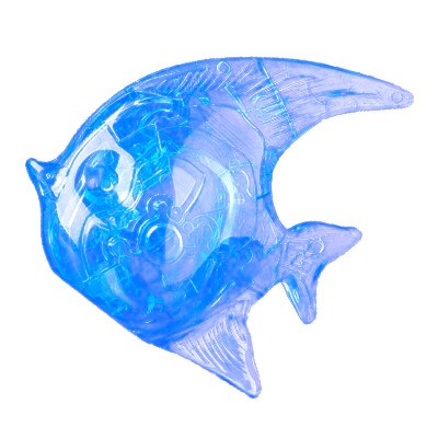 3D cristal Puzzle Puzzles Panda Animal dauphin cygne ours lapin jouets éducatifs noël enfant de nouvel an: Fish