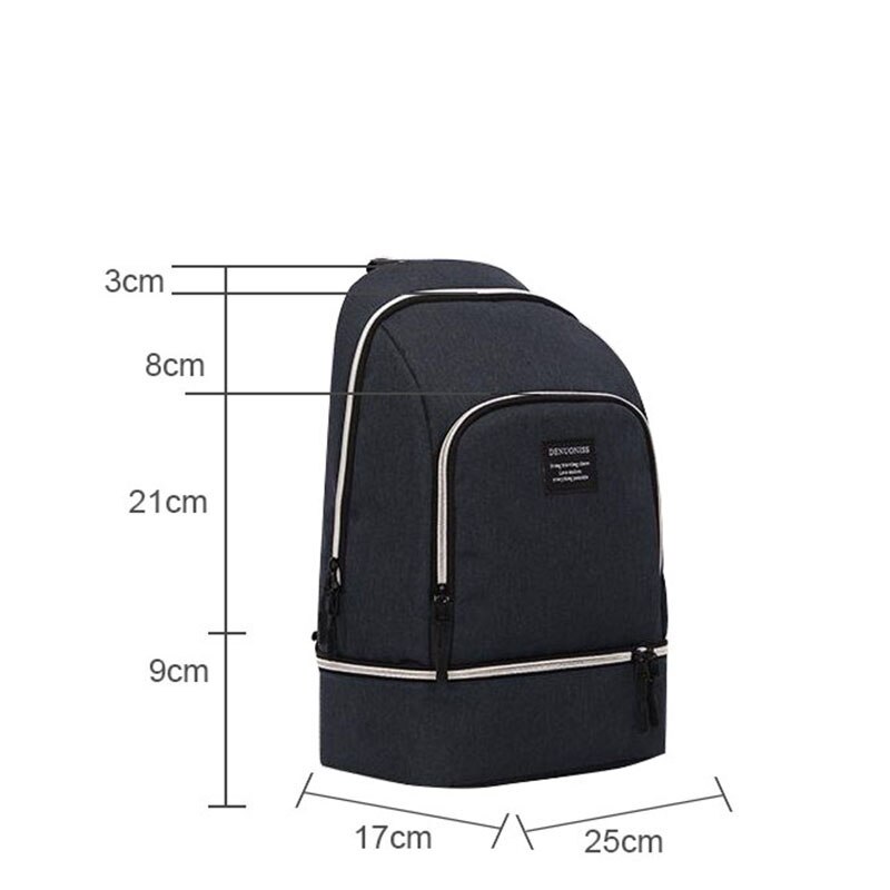 DENUONISS Kühltasche Crossbody Kühlen Pack Picknick Bakcpack Kühltasche Multi-funktion Eva Kühler Rucksack Coole Tasche