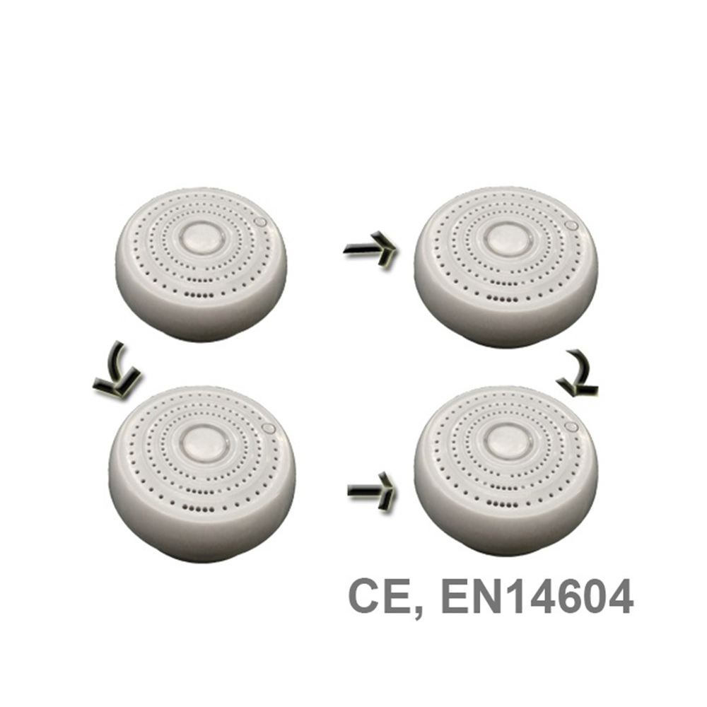 10 Years Heat Sensor Intelligent Home Indoor Fire Wireless Interconnection Heat Alarm Fire Protection With Battery Included