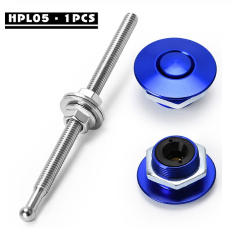 RESO--1 kawałek samochodów szybkie szpilki aluminium naciskać przycisk polano 1.25 "32mm kaptur kołki zapinana na klips zestaw uniwersalny: HPL05B