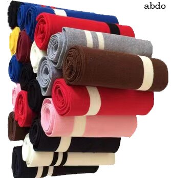 Puños a rayas de algodón, 15x95CM, 670gsm, tejido de punto elástico a rayas para escote, chaqueta de invierno, accesorios de ropa