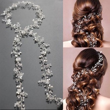 Western Wedding Hoofdtooi Voor Bruid Handgemaakte Bruiloft Kroon Bloemen Parel Haaraccessoires Haarspeld Ornamenten