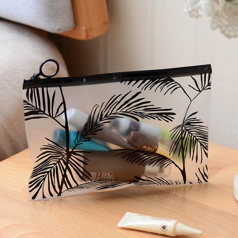 Make-Up Ziplock Opbergtas Etui Pvc Waterdicht Tandenborstel Tandpasta Toilettas Wassen Pouch Cosmetic Bag Travel Organizer: 2