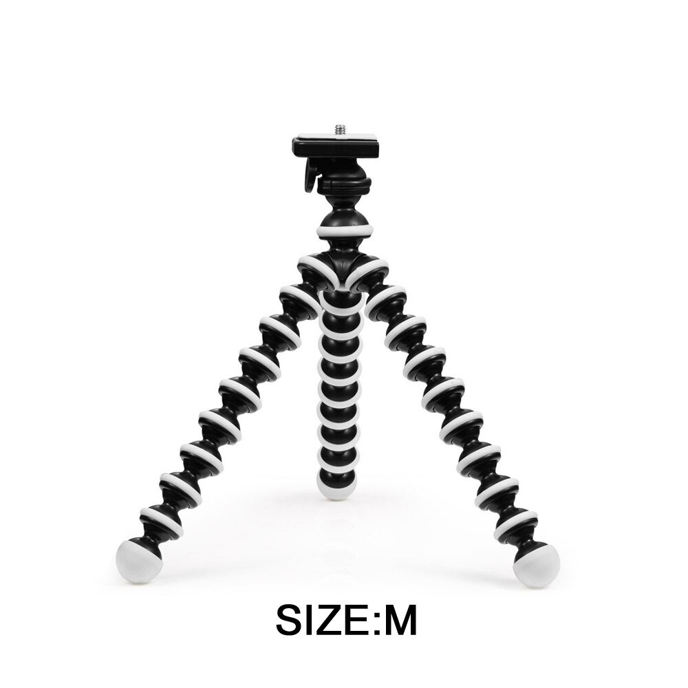 GAQOU M L Size Flexibel Statief Stand Mini Gorillapod Monopod Octopus Statief voor Gopro Digitale Camera Canon Nikon Mobiele Telefoon: M tripod only