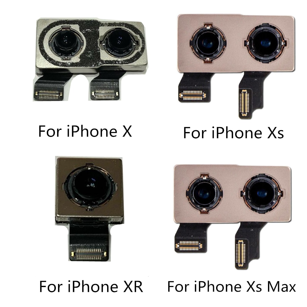 Achteruitrijcamera Voor Iphone 5S 6 6S 7 8 Plus X Xr Xs Xs Max 11 11pro Terug camera Achter Hoofd Camera Lens Flex Kabel Vervangende Onderdelen