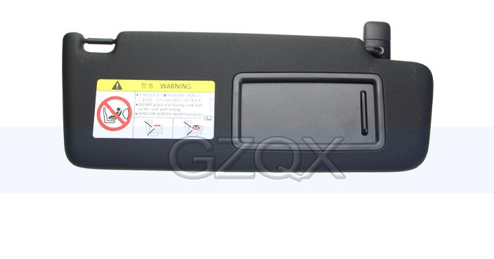 CAPQX-parasol Interior con espejo para VW Passat Superb CC , protección solar, consola superior: black right