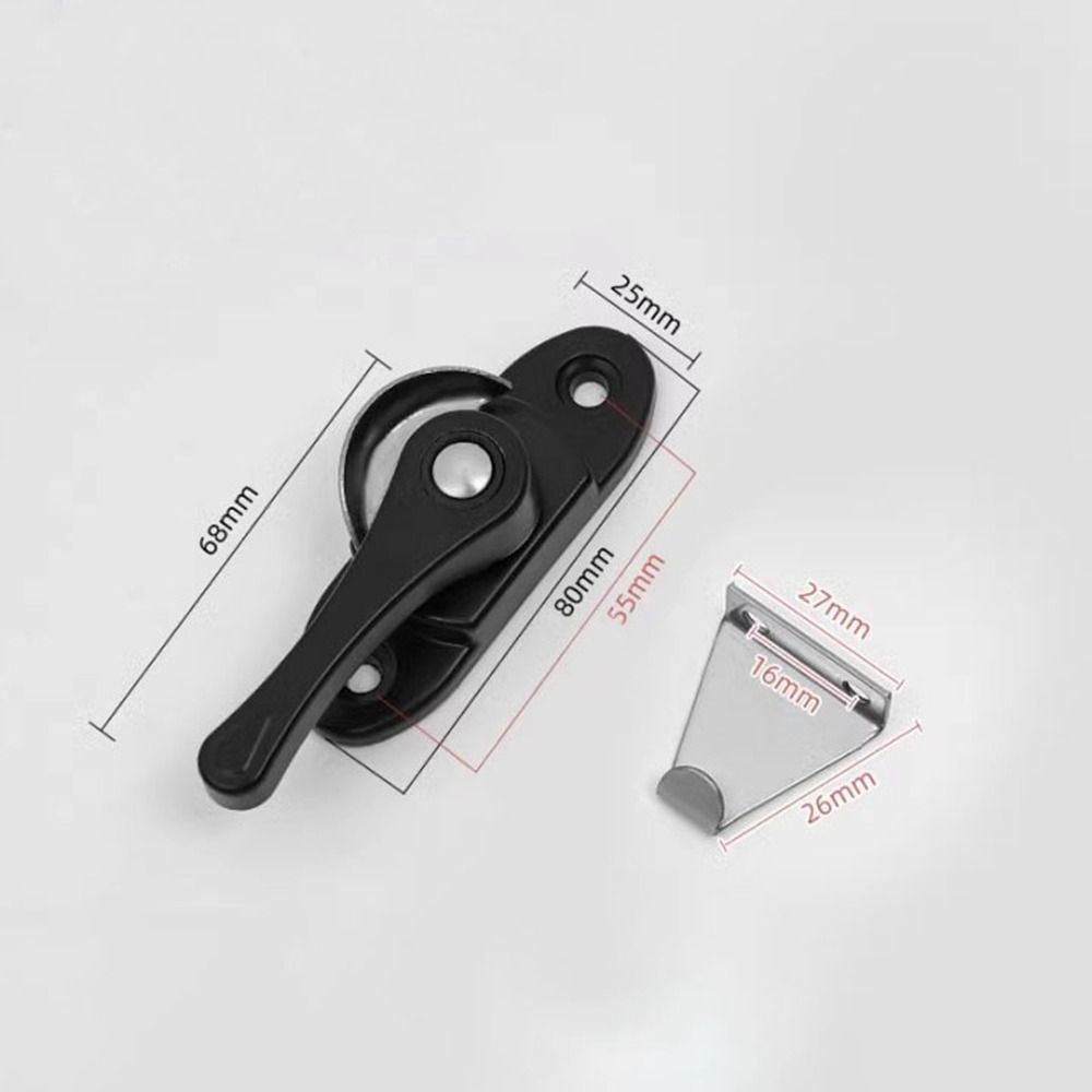 Aluminum Alloy Double-sided Lock Door Lock Window Sash Lock Used On Vertical Horizontal Sliding Windows Security Lock Hardware: Blue