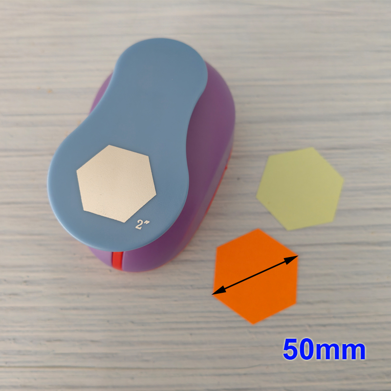 Perforateur hexagonal coupe-papier artisanat Scrapbook dispositif De gaufrage perforateurs pour enfants Cortador De Papel: Violet