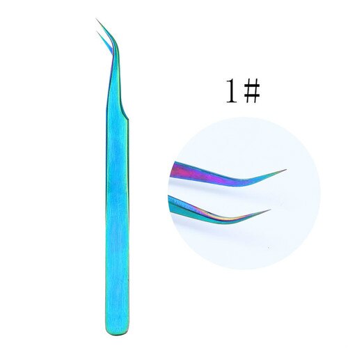 1PC Angled Slanted Eyebrow Tweezers Stainless Steel Face Hair Removal Eye Brow Trimmer Eyelash Clip Cosmetic Beauty Makeup Tool: 01