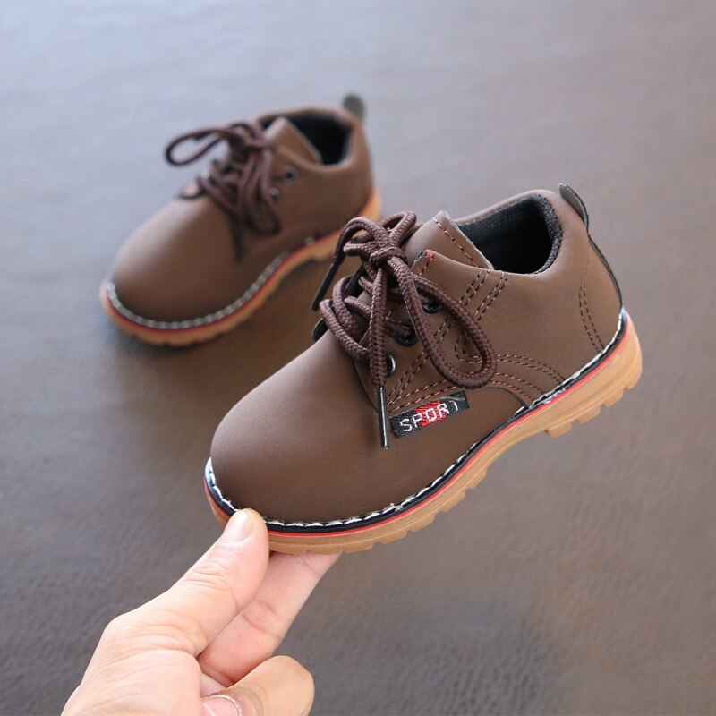 Baby Leuke Winter Baby Jongens Meisjes Kind Leger Stijl Martin Boot Warme Schoenen Mode