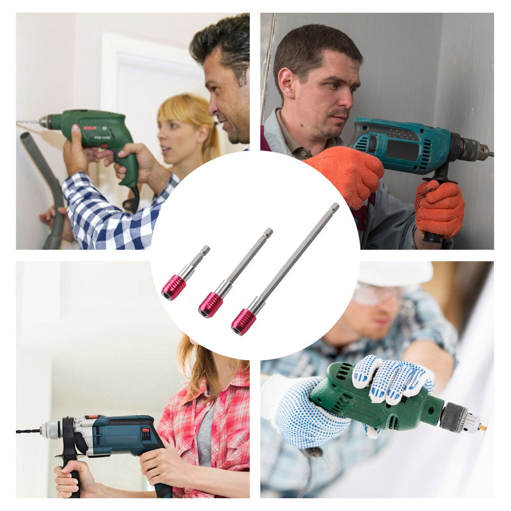 Hex Shank Magnetic Screwdriver Quick Release Extension Holder Bit Set 60-150mm Screwdriver Set For Power Tool