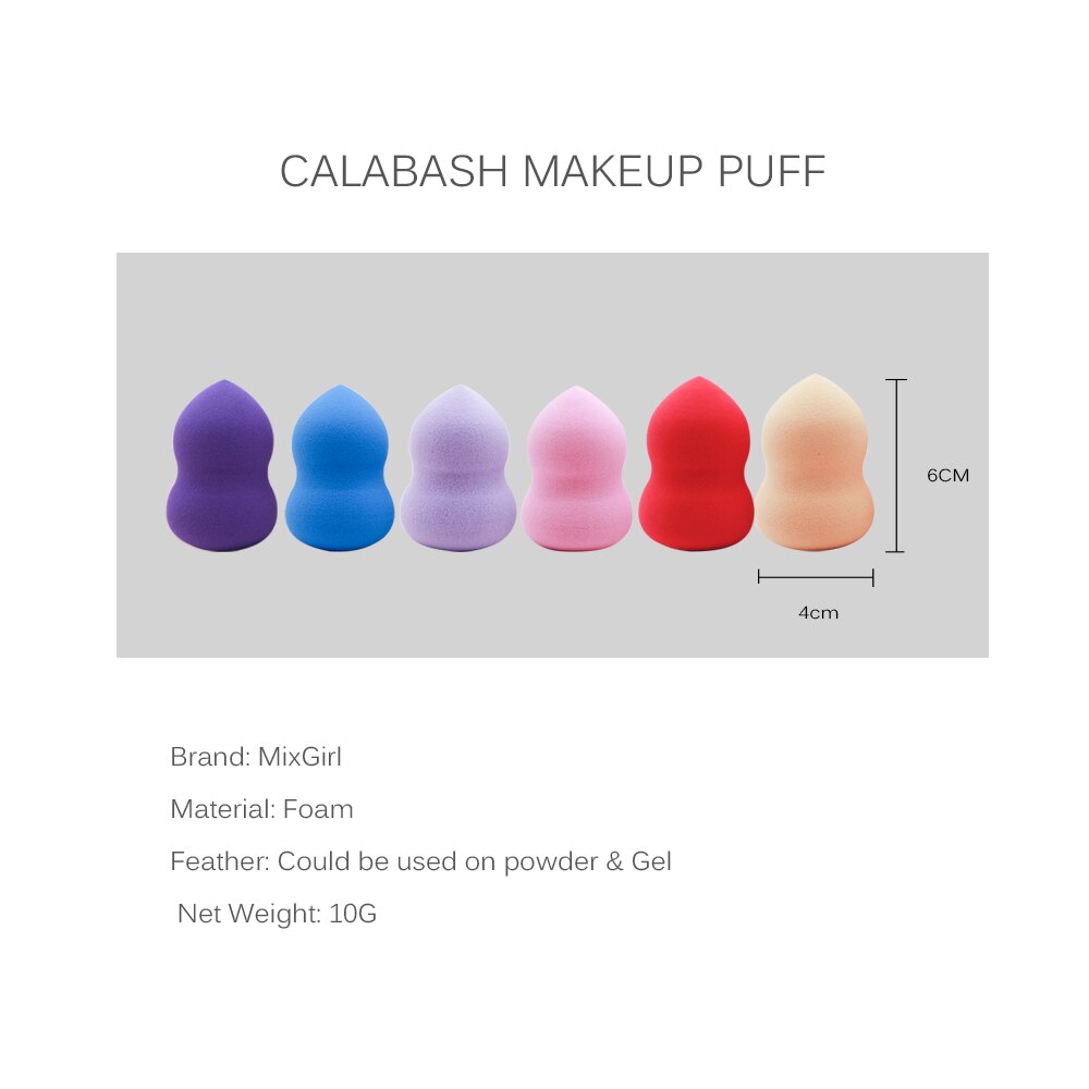 SANIYE de Fundación maquillaje Puff BB crema gota de agua de calabaza Blush saludable de látex suave esponja de corrector esponja de maquillaje