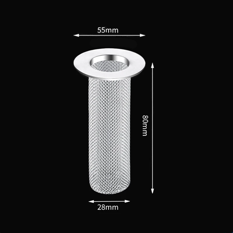 Roestvrijstalen afvoerputje Filter Mesh Gootsteenzeefje Douche Afvoerputje Stopper Anti-verstopping Filter Val Badkamer Accessor: Bordeaux