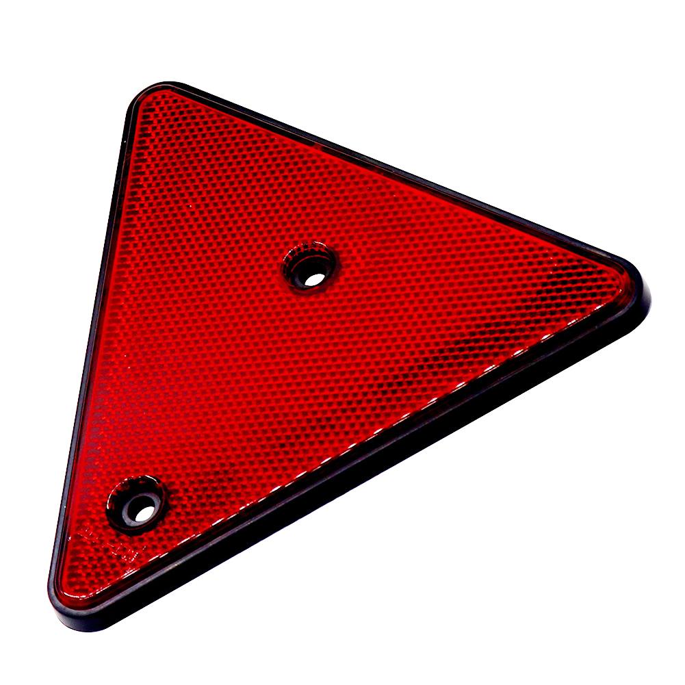 IP67 Waterproof Triangular Red Truck Reflector Screw Fit Rear Triangle for Trucks Trailers RV ABS UV PC Material Car Accessories