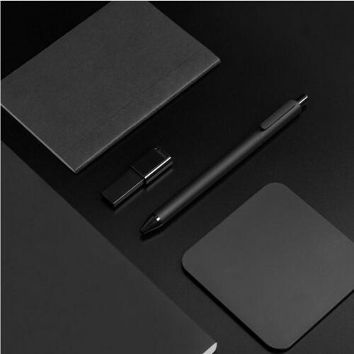 10 stk/pakke xiaomi pen kaco tegn pen 0.5mm , skrivelængde 400m ,  sort abs plast glat blæk til studerende/kontormedarbejder